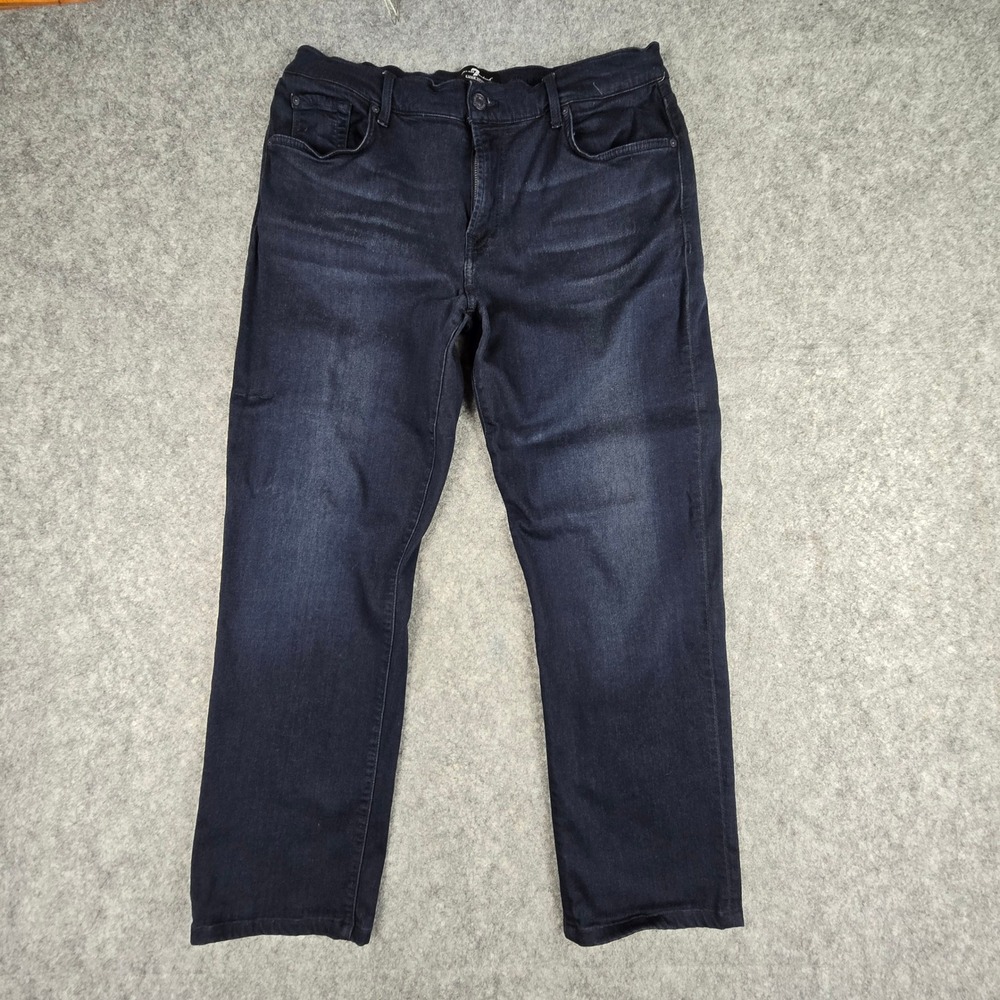 7 For All Mankind Slimmy Luxe Sport Jeans Dark Indigo Size 36 Slim Fit 87807 B12